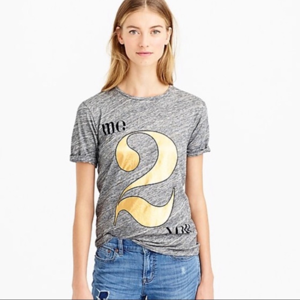 New J. Crew Gray T-Shirt
